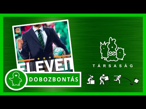 Eleven Football Manager | Dobozbontás - Társaság - Társasjáték Vlog