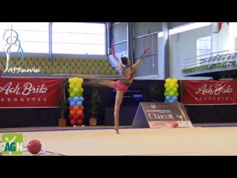 Elena Smirnova - RhytmoCats (LUX) - Maças (Clubs) - Junior - AGN Cup 2016
