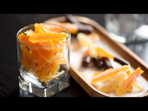 Zestes d'agrumes confits