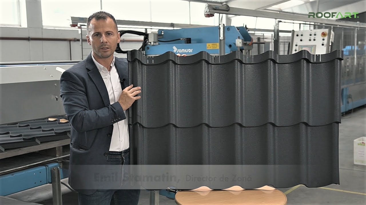 Totul despre acoperiș | ȚIGLA METALICĂ CU PRINDERI ASCUNSE