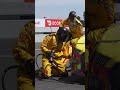 Heads up play by the pit crew #nascar
