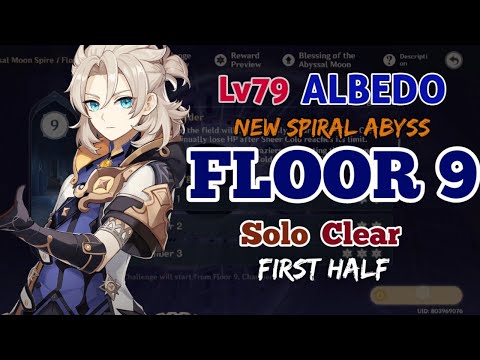 ALBEDO Solo Clear - New Floor 9 Spiral Abyss | GENSHIN IMPACT