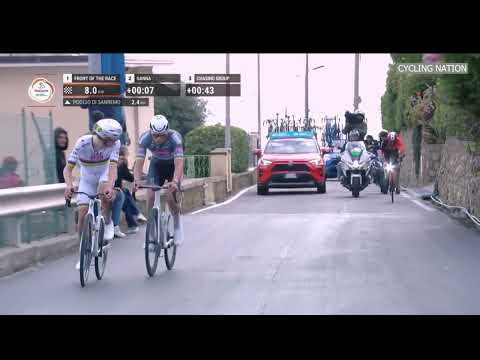 POGAČAR TRIES EVERYTHING BUT VAN DER POEL IS SIMPLY BETTER! MILANO-SANREMO 2025 #milanosanremo