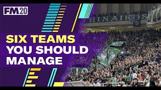 FM20 Teams to manage