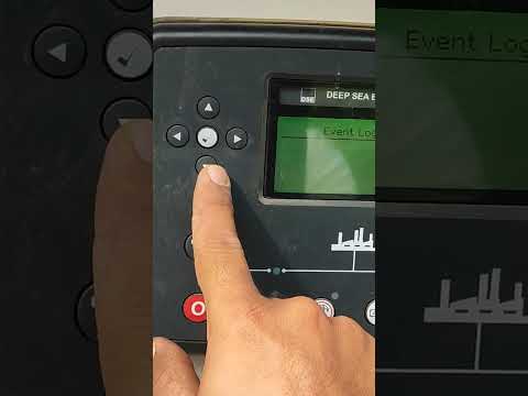 generator over current warning during short circuit and reset controller