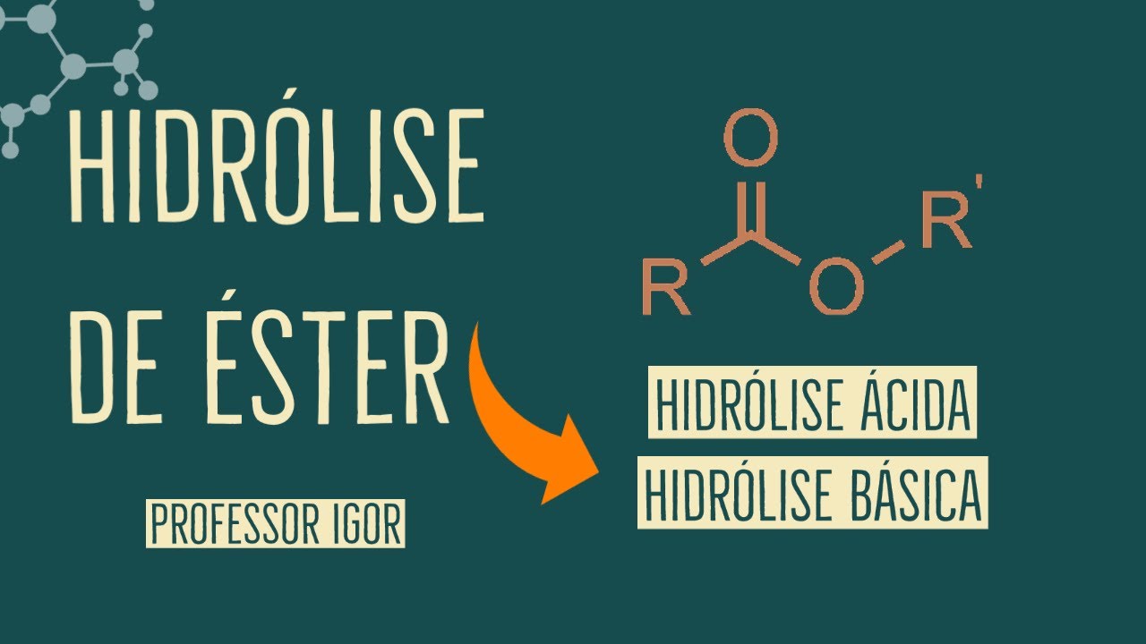Hidrólise de Éster | Hidrólise Ácida e Básica | Aula 46