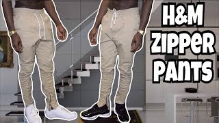 H&M Zipper Pants Review (H&M Cotton Twill Joggers) (@hey_ozzy)