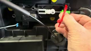 Replacing the door lock actuator on a Tesla model X.