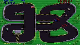 Championship Sprint (the Sequel of Super Sprint) - Arcade Gameplay - '86 RetroGame
