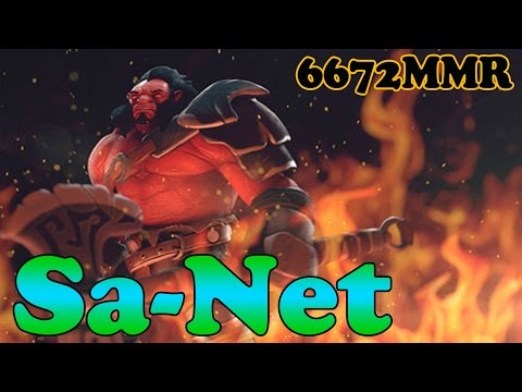 Dota 2 - Sa-Net 6672 MMR Plays Axe Vol 4# - Ranked Match Gameplay
