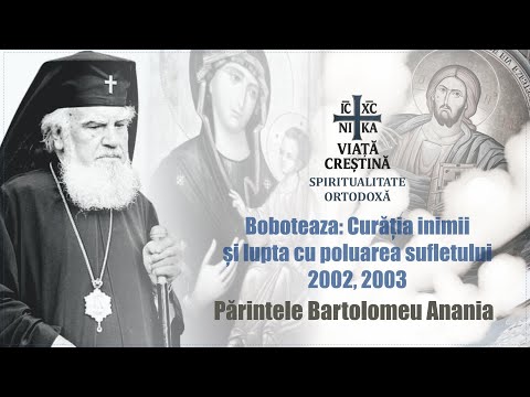 Părintele BARTOLOMEU ANANIA  - Boboteaza. Curăția inimii și lupta cu poluarea sufletului. 2002, 2003