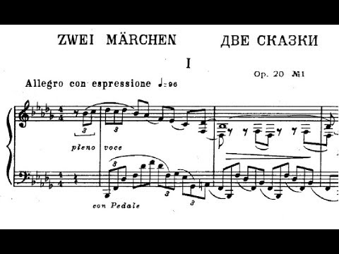 Medtner: "Deux Contes," Op. 20 (Two Fairy Tales), No. 1, B-Flat Minor