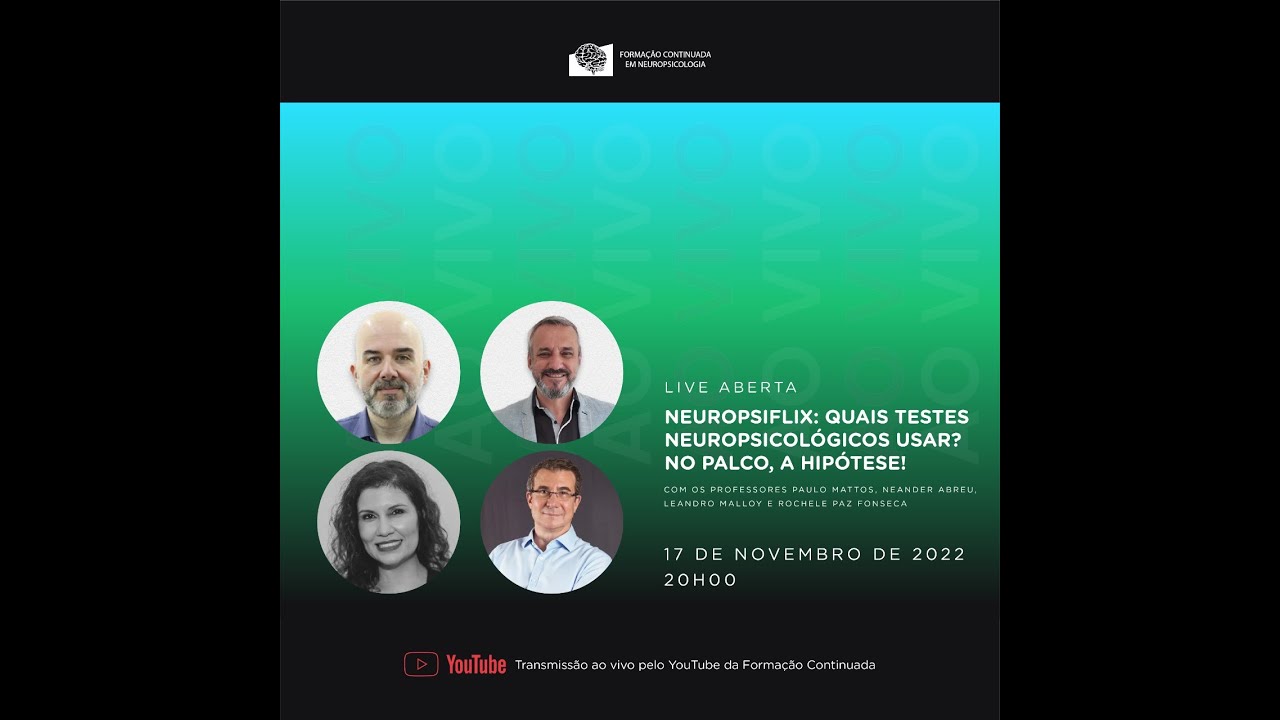 Neuropsiflix: Quais testes neuropsicológicos usar? No palco, a hipótese!