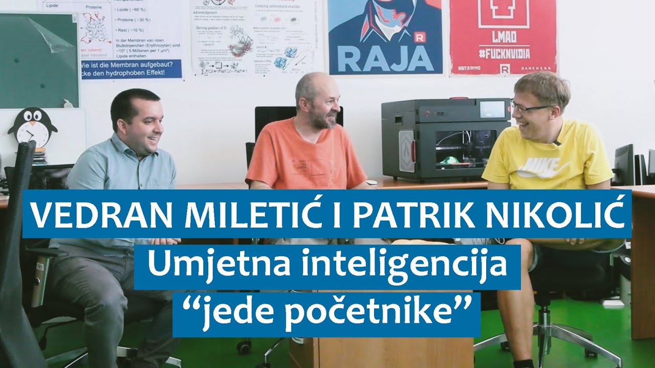 Vedran Miletić i Patrik Nikolić: Umjetna inteligencija "jede početnike"