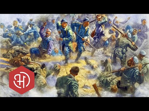 De Slag bij Verdun (1916) tijdens de Eerste Wereldoorlog