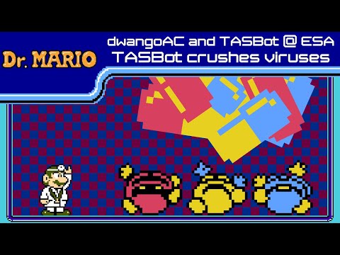 TASBot takes doping viruses a bit too far in Dr. Mario at ESA (European Speedrunner Assembly)