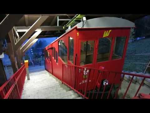 Standseilbahn 1833.01 Les Avants - Sonloup Bergstation 2019 - Funiculaire