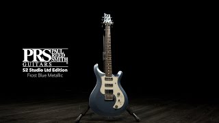 Video thumbnail for PRS S2 Studio Ltd Edition, Frost Blue Metallic | Gear4music demo by Gear4music Guitars