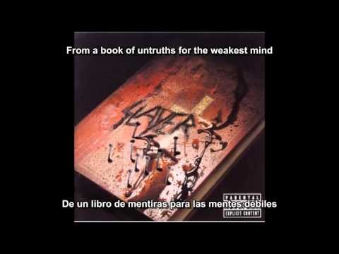 Slayer - New Faith (God Hates Us All Album) (Subtitulos Español)