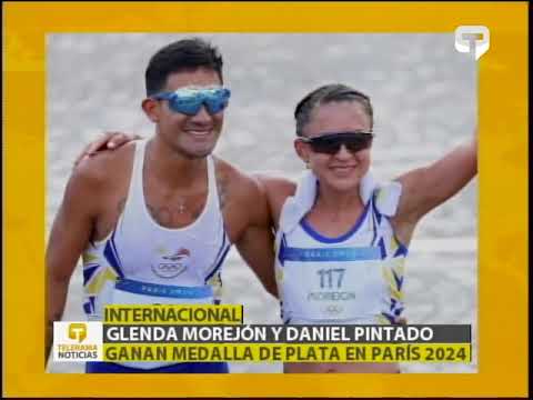 Glenda Morejón y Daniel Pintado ganan medalla de plata en Paris 2024