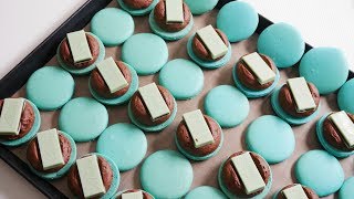 민트 초콜릿 마카롱 만들기 (이탈리안머랭) Mint Chocolate Macarons | 한세