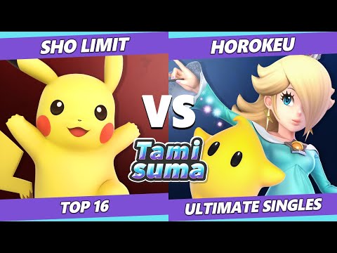 TAMISUMA 196 Top 16 - Sho Limit (Pikachu) Vs. Horokeu (Rosalina) Smash Ultimate SSBU