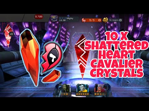 10x Cavalier Shattered Heart Crystal Opening | Marvel Contest of Champions