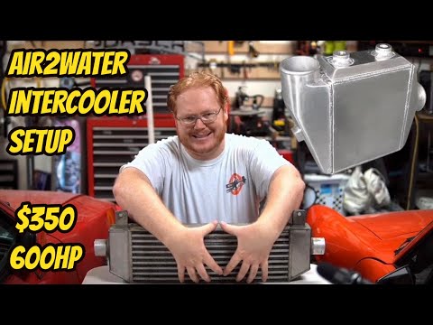 DIY Air to Water Intercooler setup for $350 to support 600hp