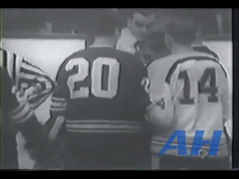 NHL Mar. 16, 1968 Ron Ellis,TOR v Gary Doak,BOS Toronto Maple Leafs Boston Bruins