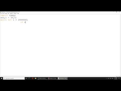 Project Euler Problem 10 Solution With Python