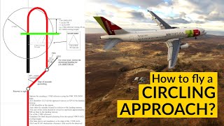 CIRCLE to LAND with an AIRBUS A320! Explained by CAPTAIN JOE and PascalKlr #circlingapproach #A320