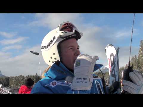 Eavesdropping on Anja Paerson's Radio Call...in Swedish!!!