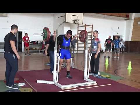 2018 Bulgarian classic powerlifting 585kg total @105kg