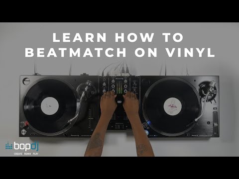 Beatmatching und Mixen auf Vinyl-Plattenspielern | Bop DJ