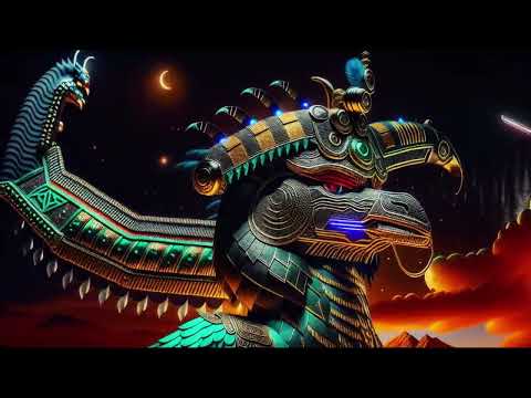 Poranguí & Liquid Bloom - Feathered Serpent (Savej Remix) - [Official Lyric Video]