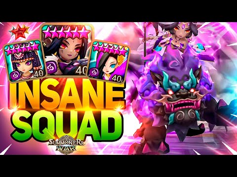 INSANE G3 CLEAVE with 300 SPD DARK SQUAD - Summoners War