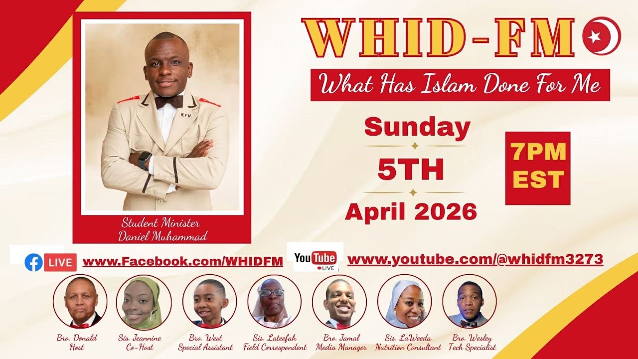 WHID-FM Brother Student Minister Daniel Muhammad