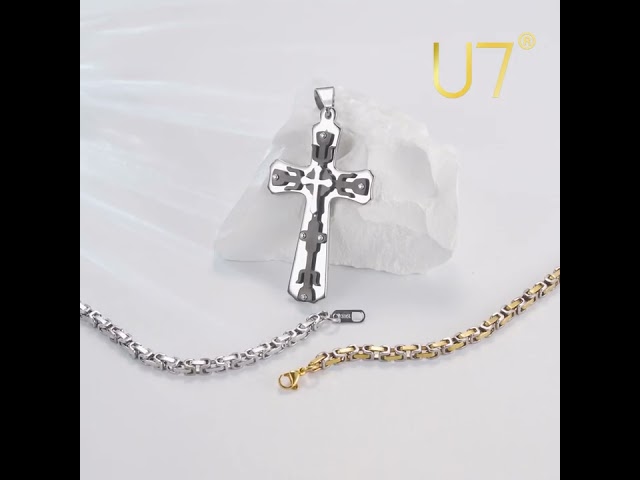 Vídeo relacionado con Forreen Collar con Colgante Hombre, 3 Piezas Collar Hombre Estilo Retro Flecha Triangular Creativo Hermosamente Collar Vikingo para egalo de Cumpleaños Bodas San Valentín Hombres,60cm