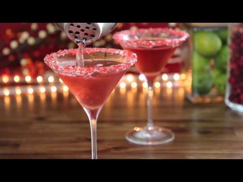 How to Make a Cranberry Martini | Holiday Drinks |...