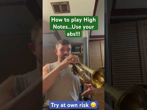 How to Play High Notes #trumpet #trumpetplayer #jazztrumpet