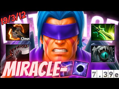 MIRACLE- ANTI-MAGE — Unstoppable Late Game Carry! 💣🔥[Dota 2 7.39e]