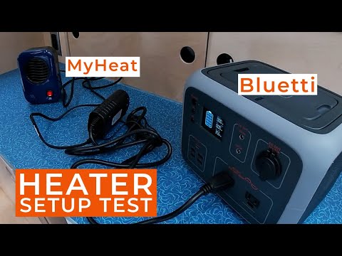 Teardrop Camper Heizungseinrichtung - MyHeat & Bluetti