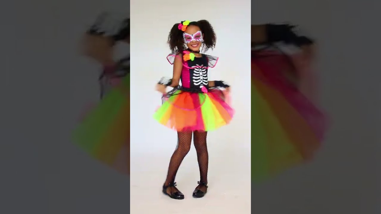 Fantasia Abobora Glamour Halloween Infantil - SKU 960529