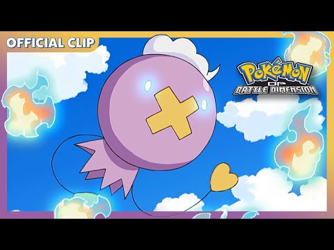 Drifloon evolves! | Pokémon: DP Battle Dimension | Official Clip