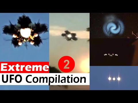 Recent Aliens and UFOs: Extreme Alien Encounters: UFO sightings compilation part 2