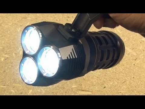 ThorFire S1 Searchlight Review, 1600 Lumens, Waterproof 70m Video
