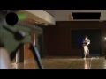 Modern Samurai : Isao Machii - 350km/h BB Gun pellet Cut in half with Samurai Sword - Slow Motion