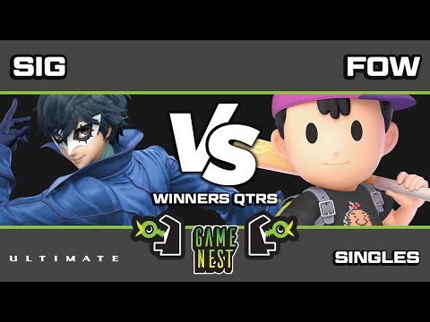 Game Nest Smash It Up: Sig (Joker) vs FOW (Ness) - Winners Qtrs