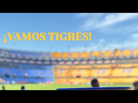 A NIVEL DE CANCHA CON MENDEZ EN EL VOLCÁN. TIGRES VS SAN LUIS APERTURA 2025.#tigres #ligabbvamx#fyp 