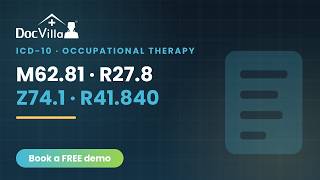Common ICD 10 Codes for Occupational Therapy  Quick Reference  DocVilla